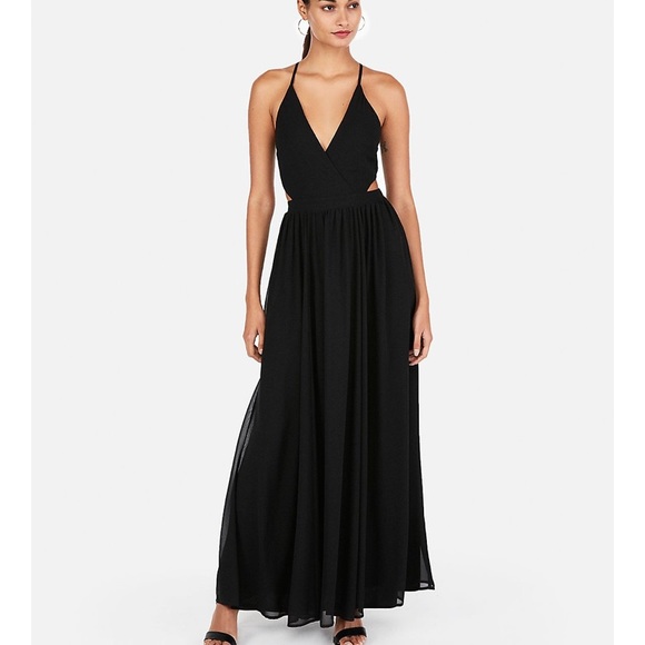 BLACK MAXI DRESS - Picture 5 of 7